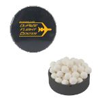 Black custom candy tin