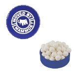Blue custom candy tins