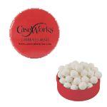 Custom red mint tins