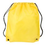 Yellow cinch up backpack
