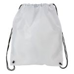 White cinch up backpack