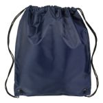 Navy-blue cinch up backpack