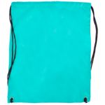 Teal cinch up backpack