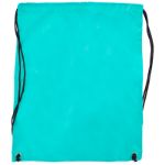 Teal cinch up backpack