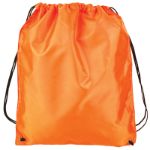 Orange cinch up backpack
