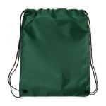 Forest-green cinch up backpack