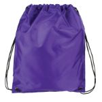 Purple cinch up backpack