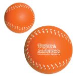 Baseball Stress Balls in Orange