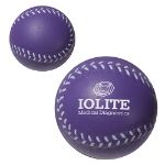 Baseball Stress Balls in Purple