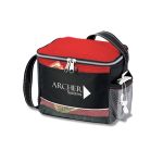 Icy Bright 6-Pack Custom Lunch Coolers in Red