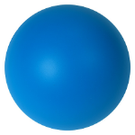 Round Stress Ball in Blue