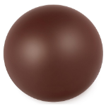 Round Stress Ball in Brown