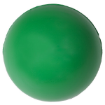 Round Stress Ball in Hunter Green