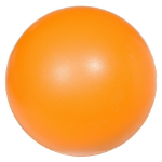 Round Stress Ball in Orange