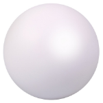 Round Stress Ball in White