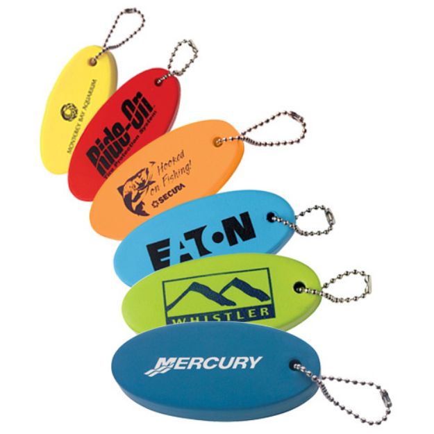 Floater Keychains Custom Imprinted.  Promotional Boating Keychain.