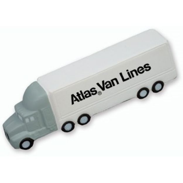 Semi-Truck Custom Stress Relievers, Tractor Trailer Promotional Stress Balls