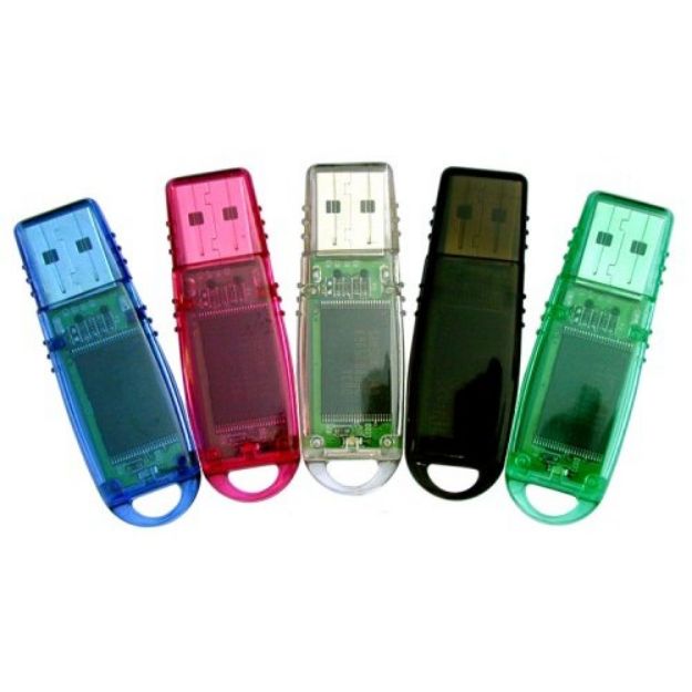 Translucent USB Flash Memory Sticks