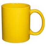 Custom yellow mugs on sale