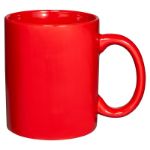 Red custom mugs