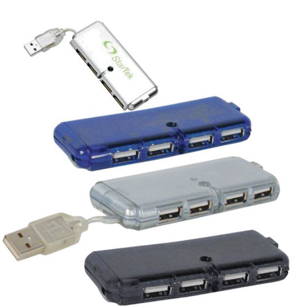 Promotional USB 4-Port Hubs Custom