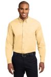 Port Authority Long Sleeve Easy Care Shirts in Yellow
