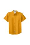 Port Authority Short Sleeve Easy Care Shirts in Athletic Gold