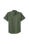 Port Authority Short Sleeve Easy Care Shirts in Clover Green