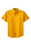 Port Authority Short Sleeve Easy Care Shirts in Gold