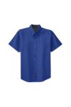 Port Authority Short Sleeve Easy Care Shirts in Royal Classic Navy