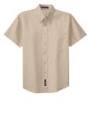 Port Authority Short Sleeve Easy Care Shirts in Stone