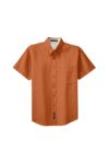 Port Authority Short Sleeve Easy Care Shirts in Texas Orange