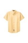 Port Authority Short Sleeve Easy Care Shirts in Yellow