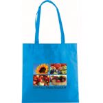 Custom Aqua Polypro Tote Bag by Adco Marketing