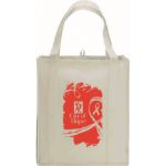 Custom Natural Poly Pro Grocery Tote Bag by Adco Marketing