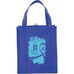 Custom Royal Blue Poly Pro Grocery Tote Bag by Adco Marketing