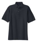 Port Authority Pique Knit Sport Shirts in Classic Navy