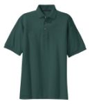 Port Authority Pique Knit Sport Shirts in Dark Green