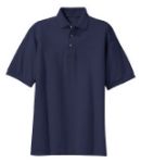 Port Authority Pique Knit Sport Shirts in Navy