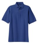 Port Authority Pique Knit Sport Shirts in Royal