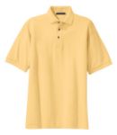 Port Authority Pique Knit Sport Shirts in Yellow