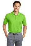 Custom green embroidered polo