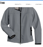 Port Authority Glacier Soft Shell Jackets in Smoke Grey