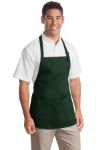 Port Authority Medium Length Aprons with Pouch Pockets in Hunter