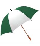 Mulligan 64" Wind Resistant Golf Umbrella in Hunter/White