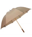 Mulligan 64" Wind Resistant Golf Umbrella in Khaki