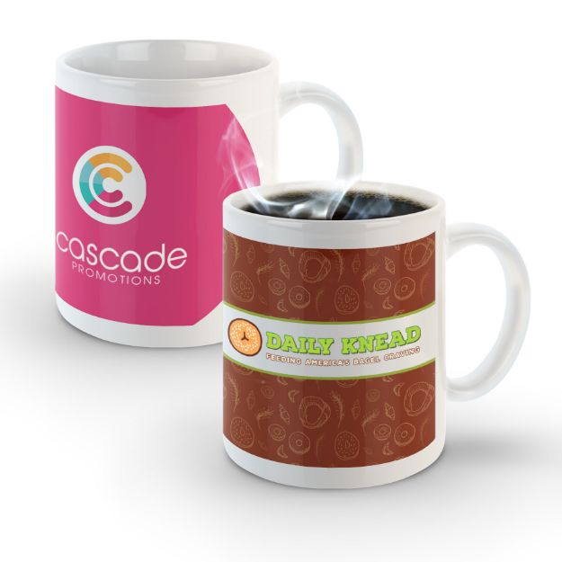 11 ounce Custom Full Color Ceramic Mugs