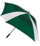 The Cyclone 62" Square Golf Umbrella in Hunter/White