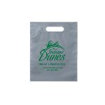 Gray Die Cut Plastic Bag