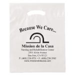 White Die Cut Plastic Bags